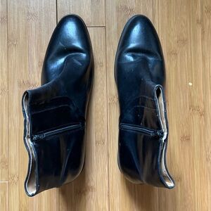 Men's Black Leather Ankle Boots